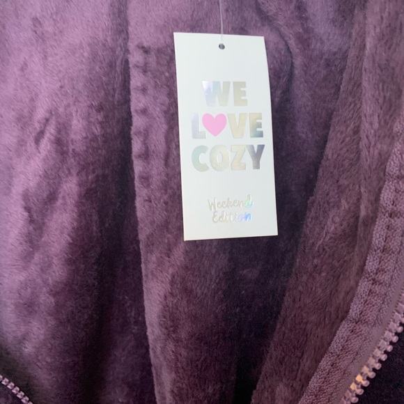 Purple teddy bear jacket - Picture 6 of 9